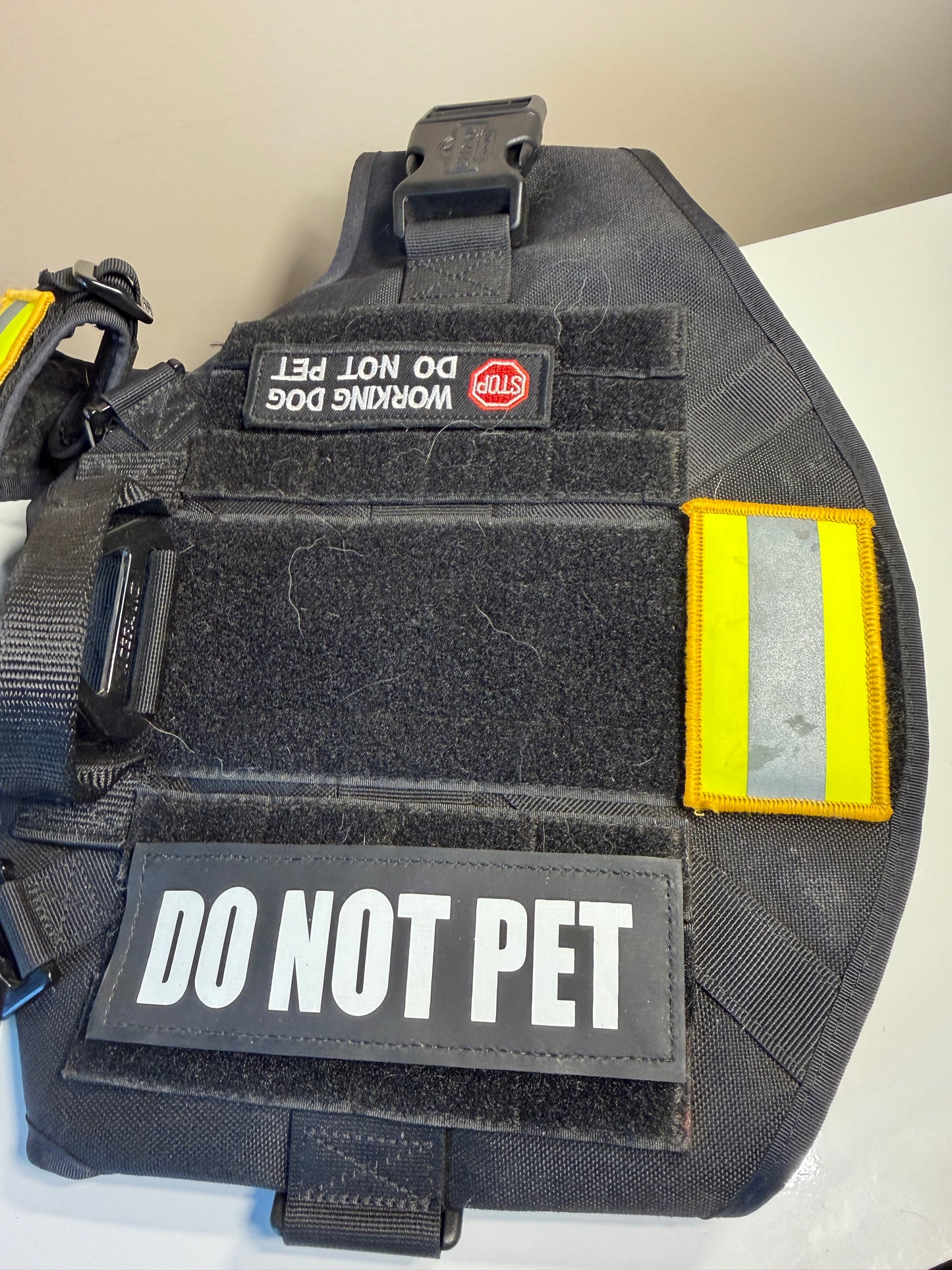 Working dog vest with patches Medium