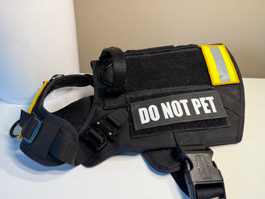Working dog vest with patches Medium