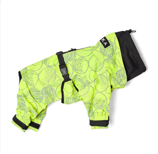 PAIKKA Neon Yellow Rain Suit 40cm/16 inch